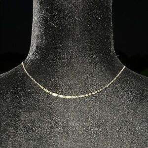 New gold necklace